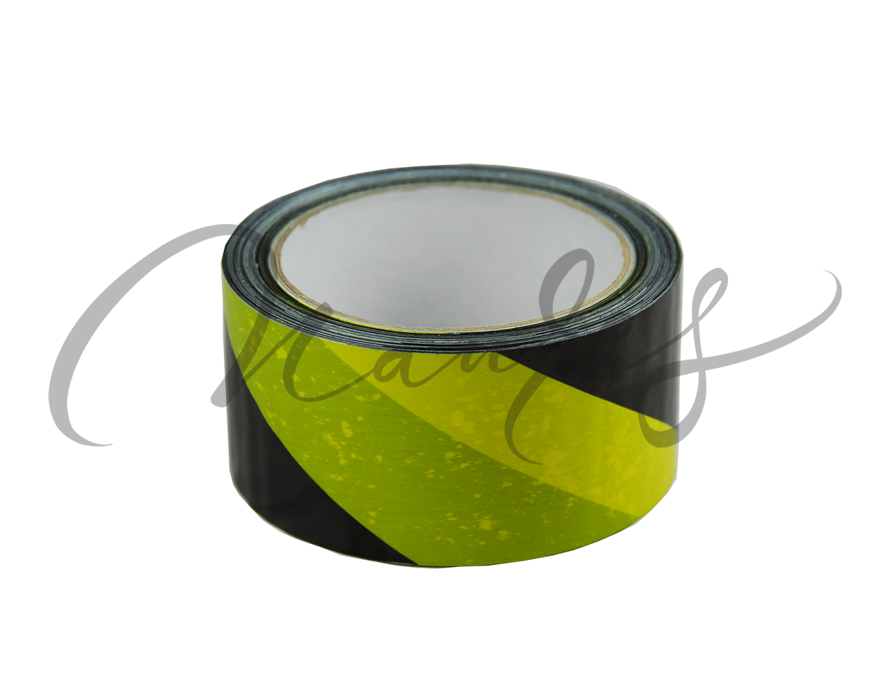 Výstražná páska podlahová s lepidlom žlt-čier (48mm x 66m)